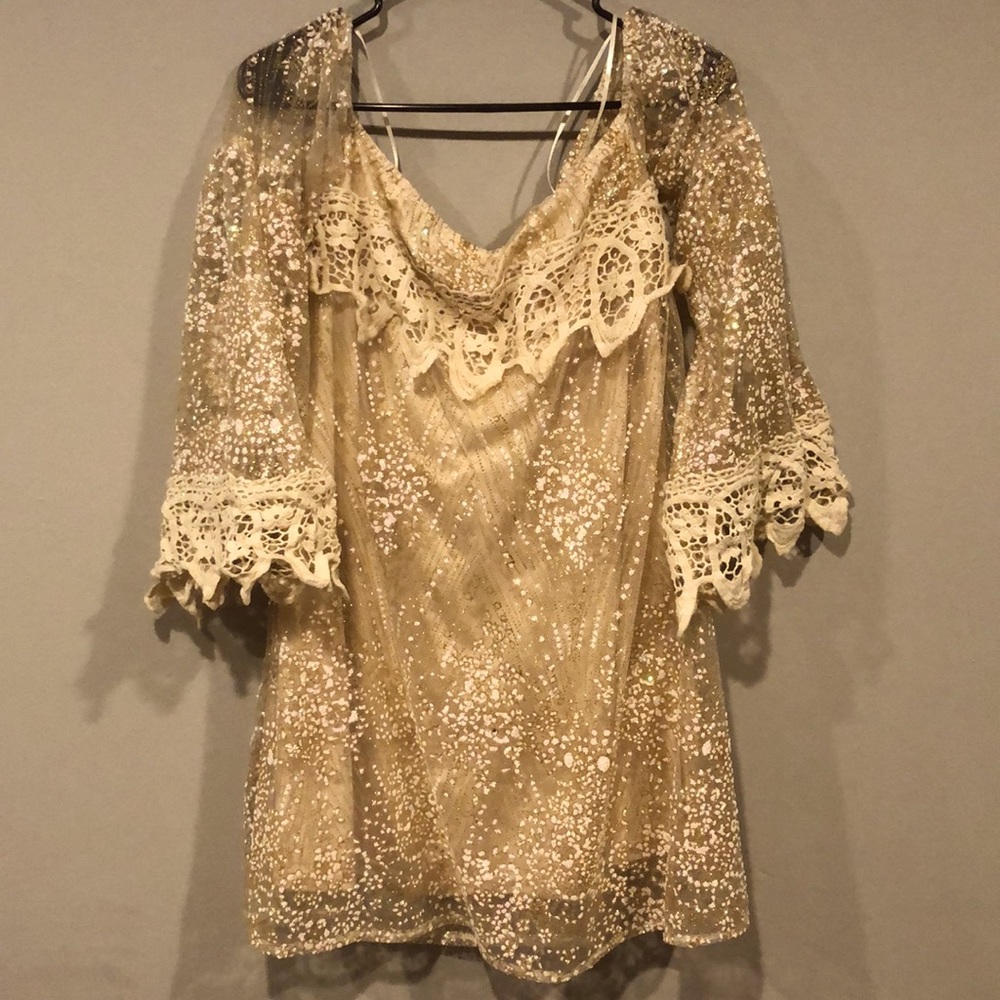 Southern Fried Chics Golden Dress✨